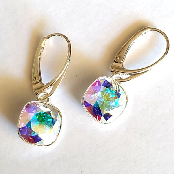 Pendientes Cuadrado Colgante Aurora Boreale