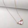 Collar Corazon Plano Rosaline - Imagen 4
