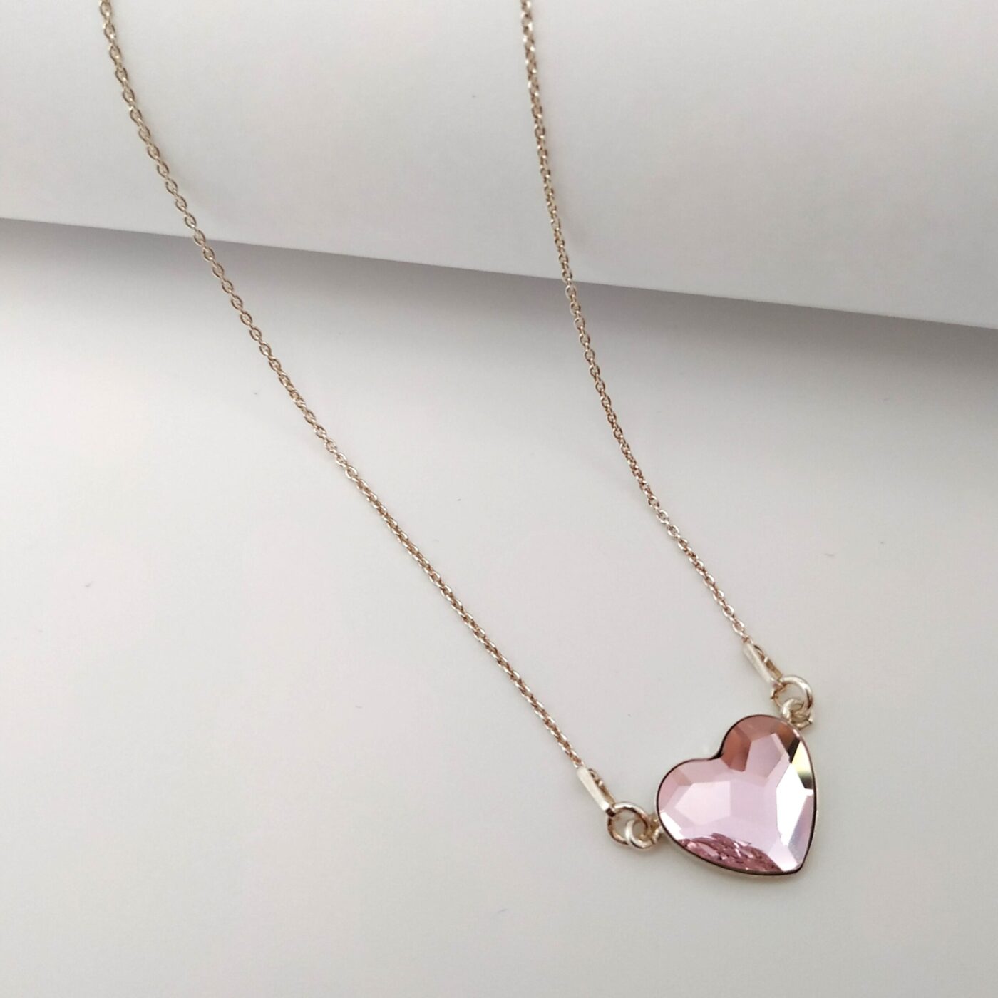 Collar Corazon Plano Rosaline - Imagen 4