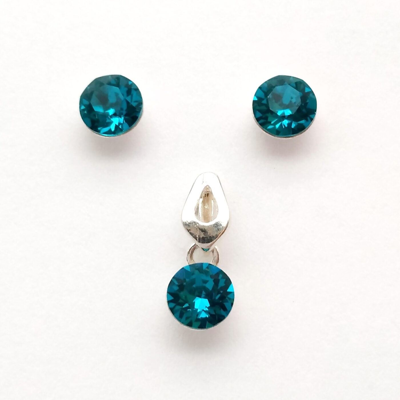 Conjunto Xirius Chaton SS29 Blue Zircon