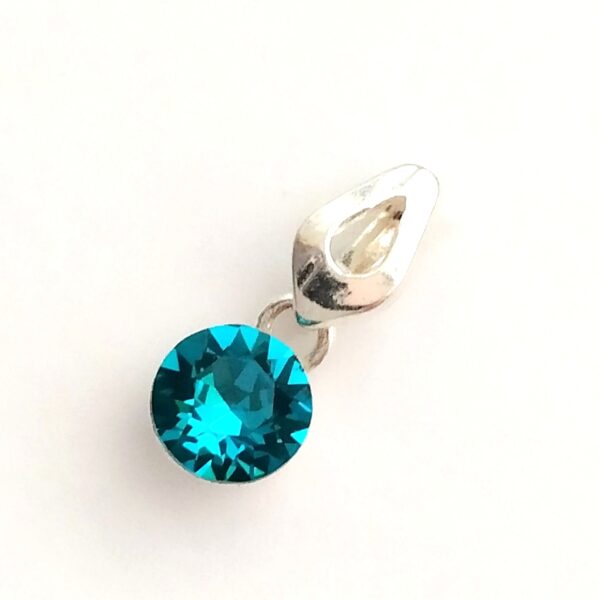 Colgante Xirius Chaton SS29 Blue Zircon