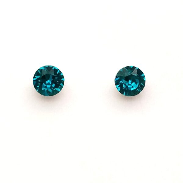 Pendientes Xirius Chaton SS29 Blue Zircon