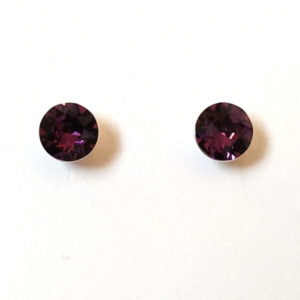 Pendientes Xirius Chaton SS29 Amethyst