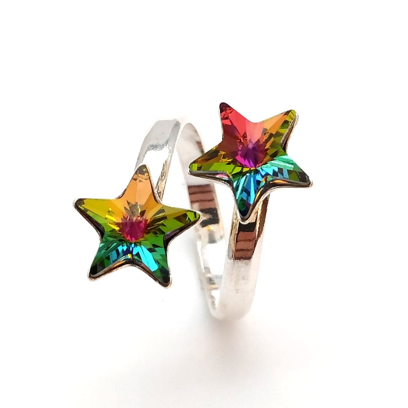 Anillo Estrellas Vitrail Medio