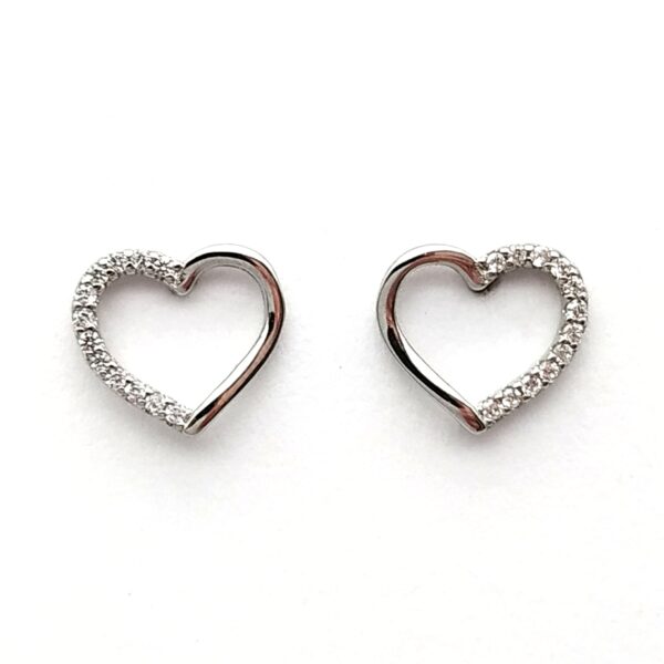 Pendientes Corazon Circonitas