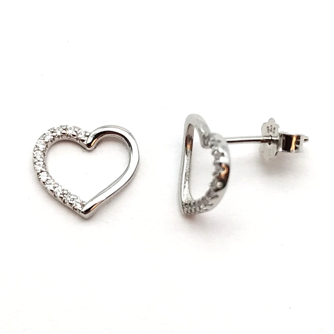 Pendientes Corazon Circonitas - Imagen 2