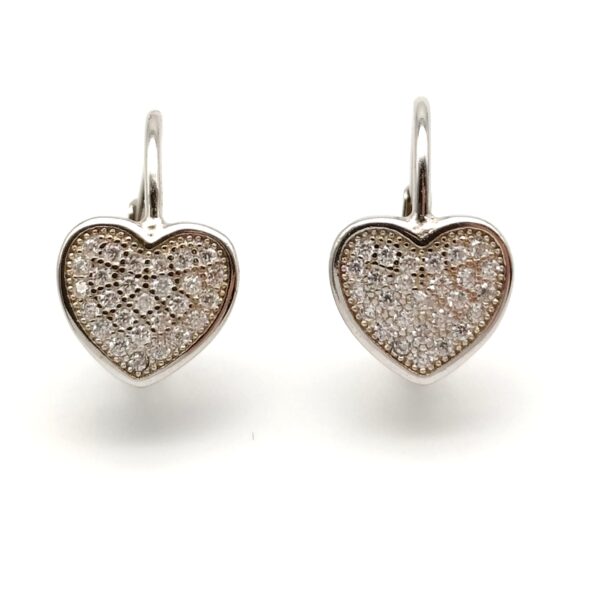 Pendientes Corazon Circonitas Crystal