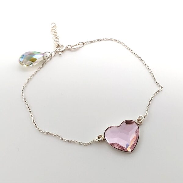 Pulsera Corazon Plano Rosaline