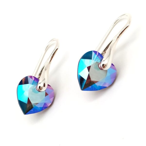 Pendientes Corazon Cut Amethyst Shimmer