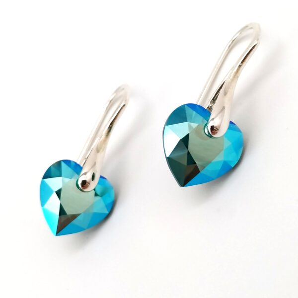 Pendientes Corazon Cut Emerald Shimmer