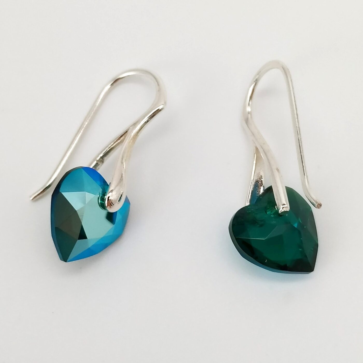 Pendientes Corazon Cut Emerald Shimmer - Imagen 4