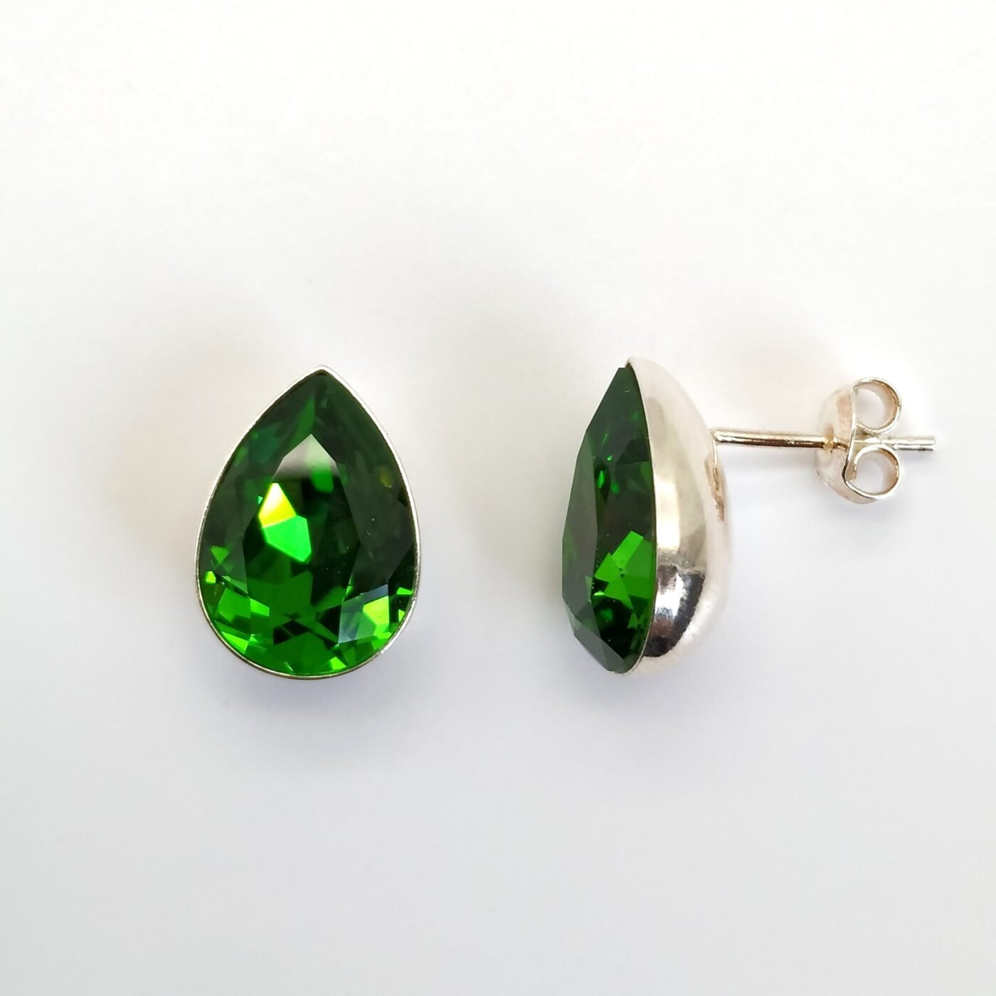Pendientes Pear Presion Fern Green - Imagen 2