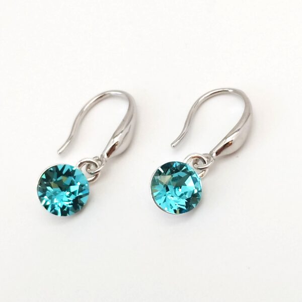 Pendientes Gancho Pequeño Xirius SS29 Azul