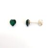 Pendientes Corazon Pequeño Emerald 6 - Imagen 2