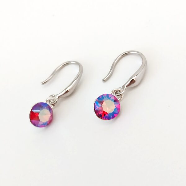 Pendientes Gancho Pequeño Xirius SS29 Morado