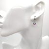 Pendientes Gancho Pequeño Xirius SS29 Morado - Imagen 2