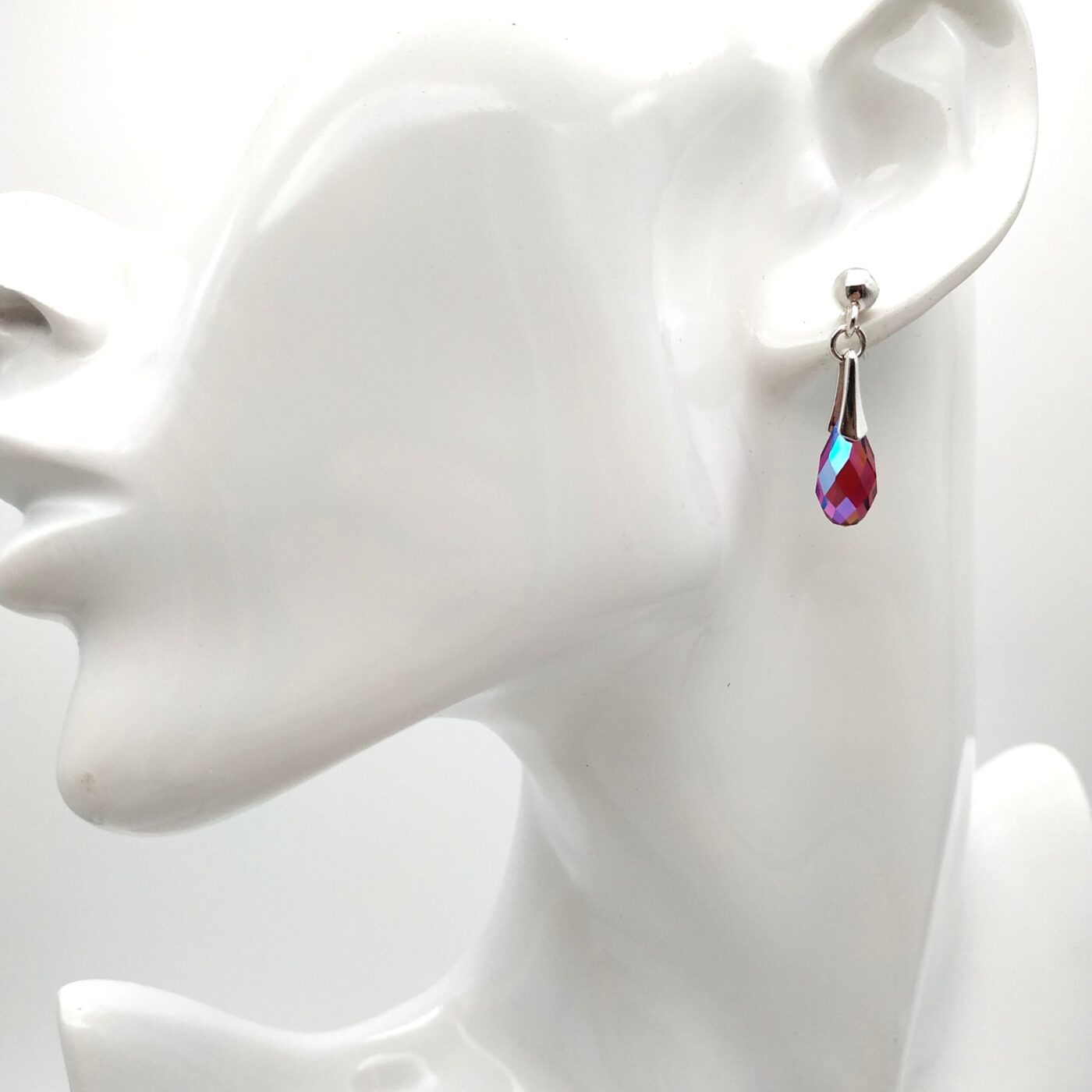 Pendientes Briolette Scarlet Glacier Blue - Imagen 2