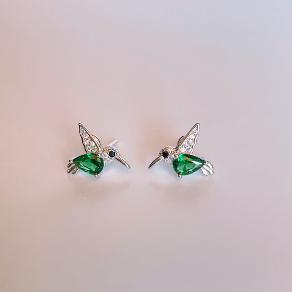 Pendientes Colibri Emerald