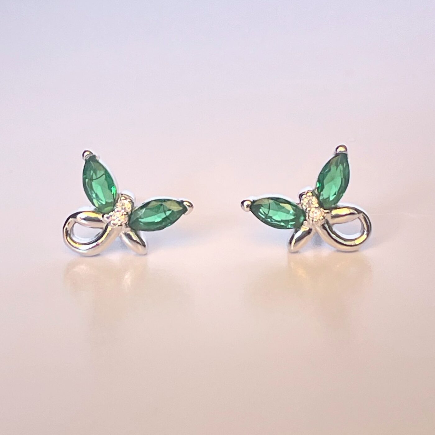 Pendientes Libelula Emerald