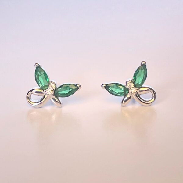 Pendientes Libelula Emerald