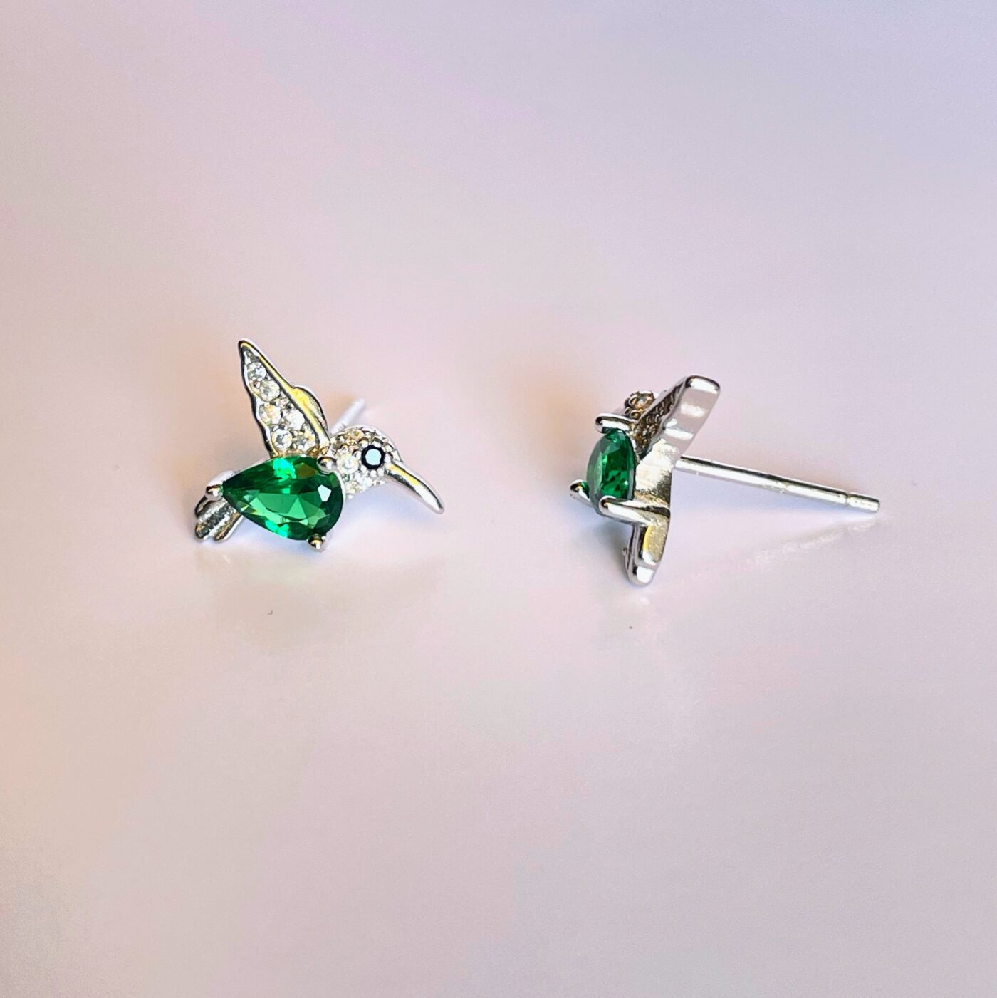 Pendientes Colibri Emerald - Imagen 3