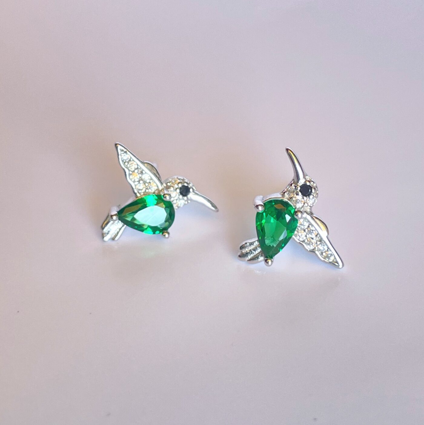 Pendientes Colibri Emerald - Imagen 2